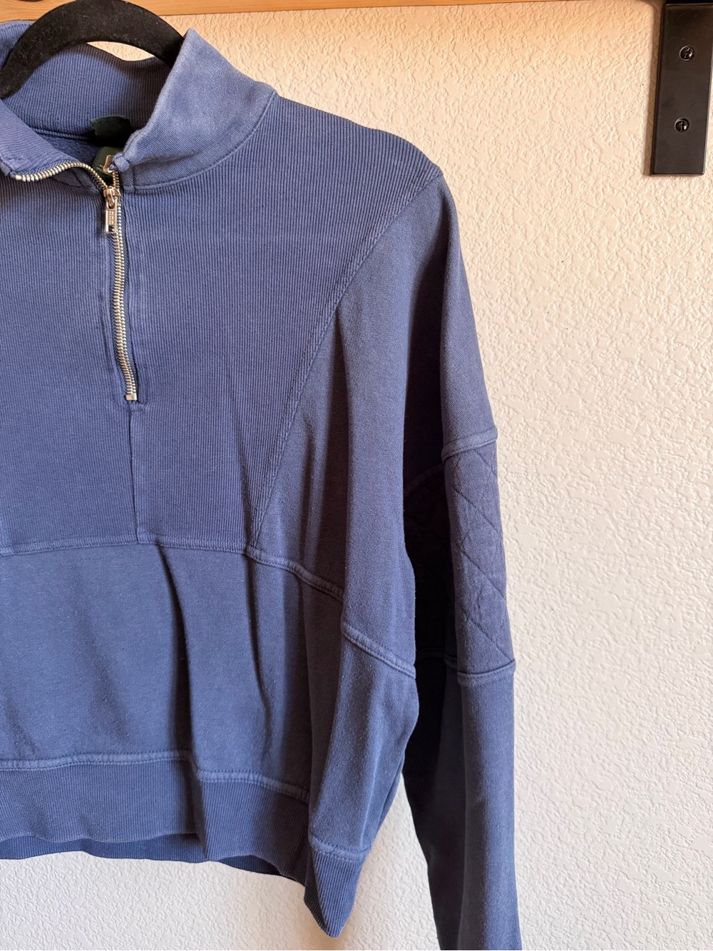 wild fable Navy Half-Zip Pullover Sweatshirt - Picture 2 of 4